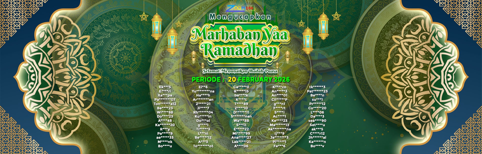 WINNER RAMADHAN ZOOM188