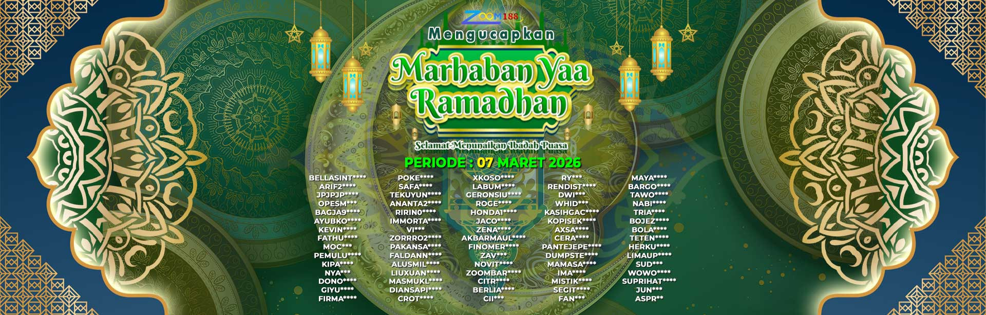 WINNER RAMADHAN ZOOM188