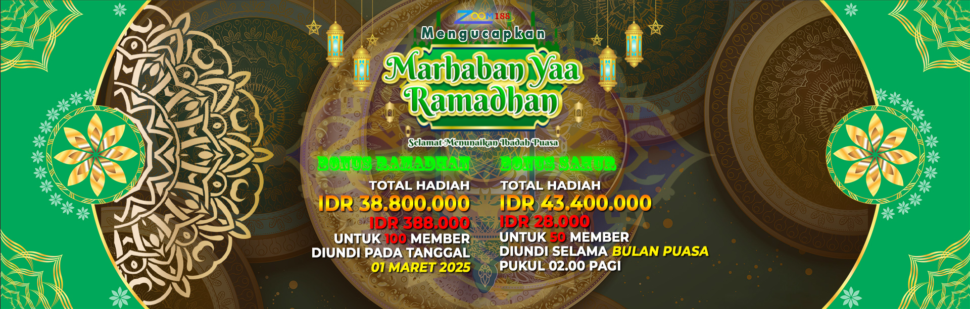 PROMO RAMADHAN & SAHUR ZOOM188