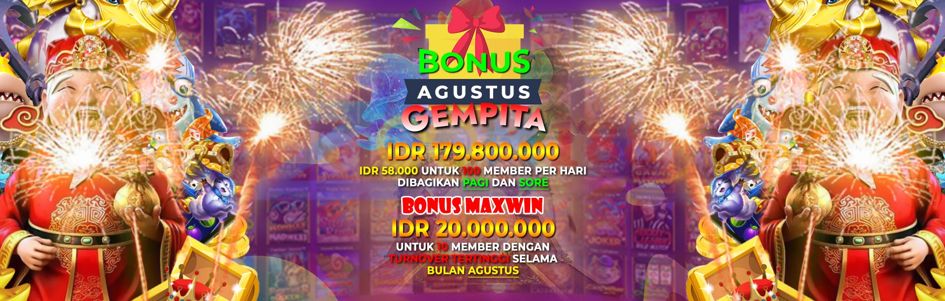 BONUS AGUSTUS GEMPITA ZOOM188
