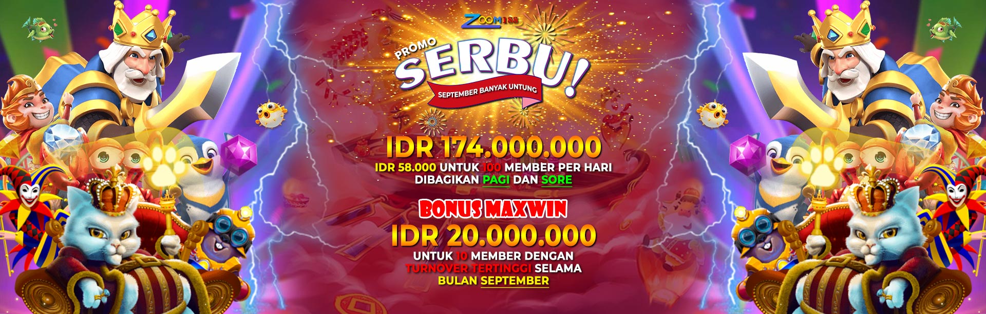 BONUS SEPTEMBER SERBU ZOOM188