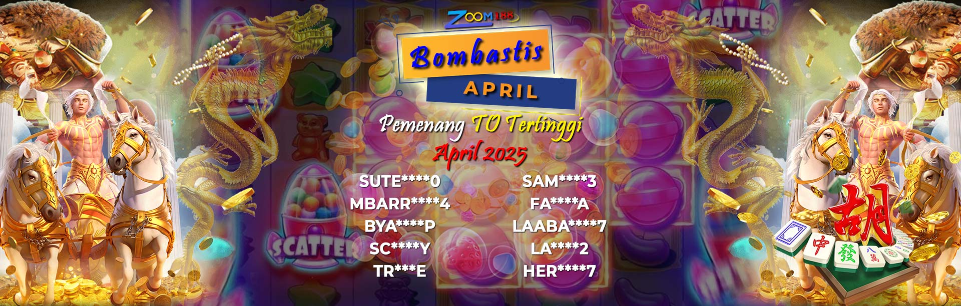 PEMENANG TO TERTINGGI APRIL 2025