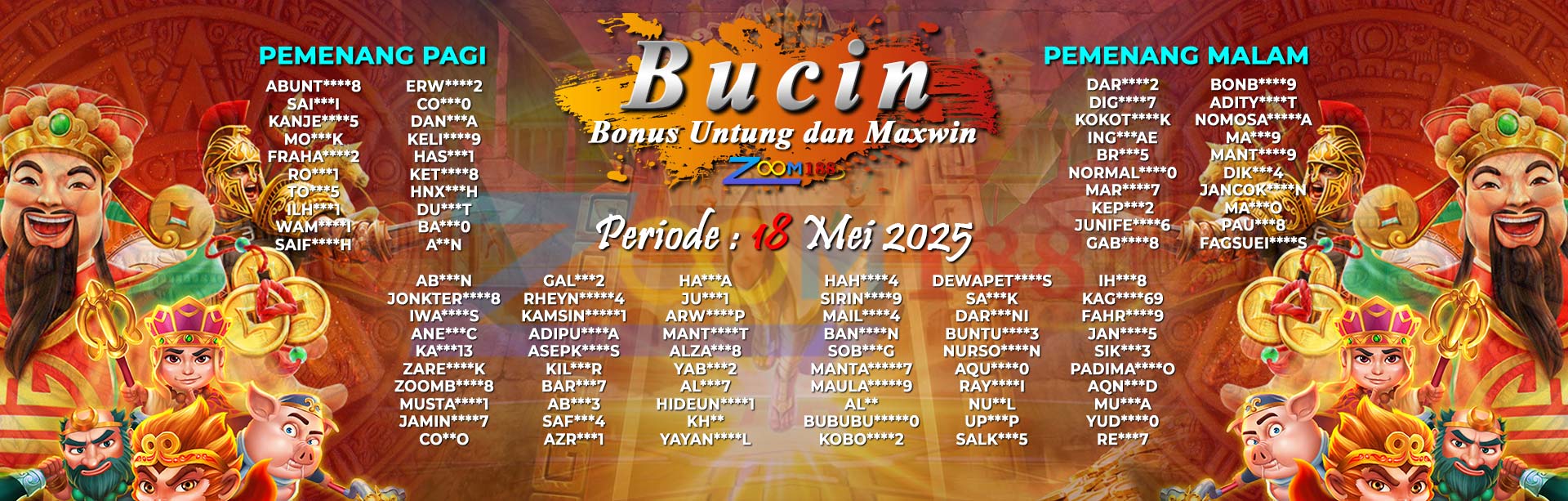 WINNER BONUS BUCIIN ZOOM188