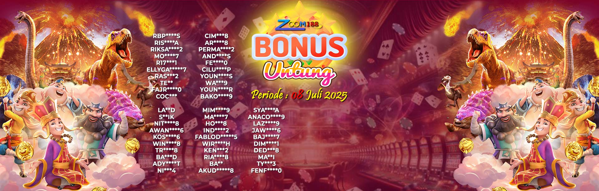 WINNER BONUS UNTUNG ZOOM188
