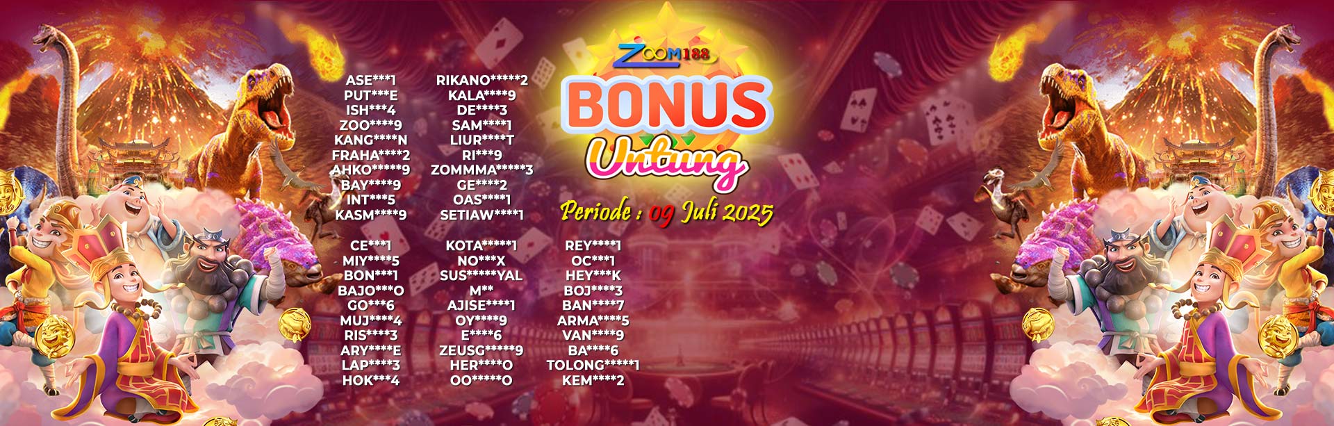 WINNER BONUS UNTUNG ZOOM188