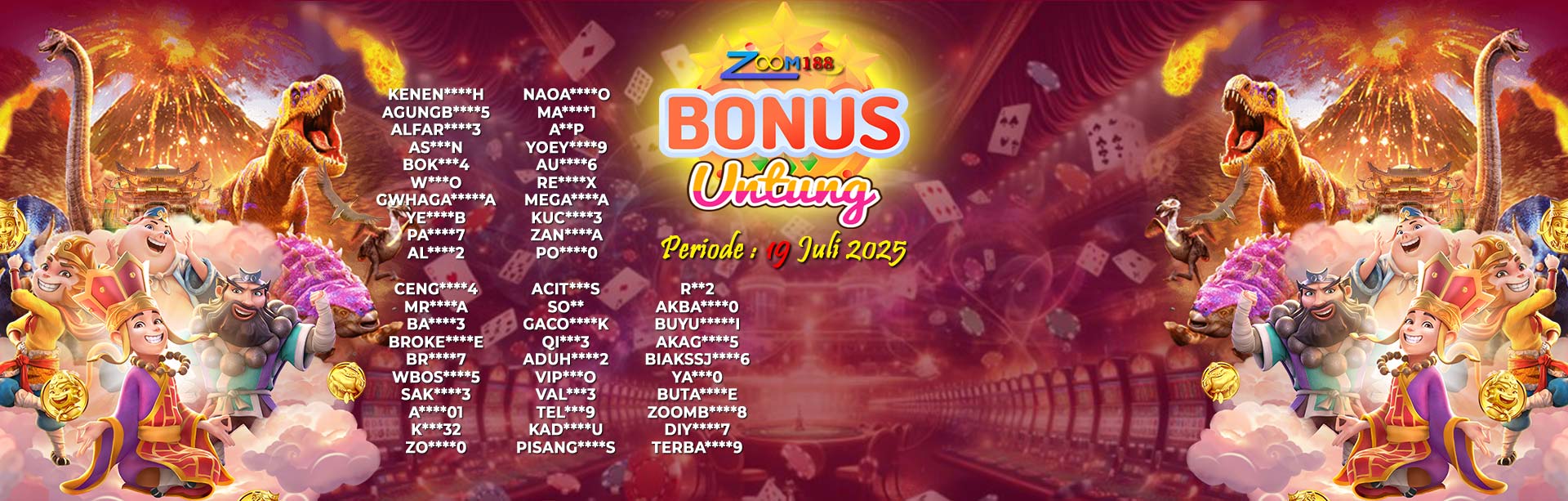 WINNER BONUS UNTUNG ZOOM188
