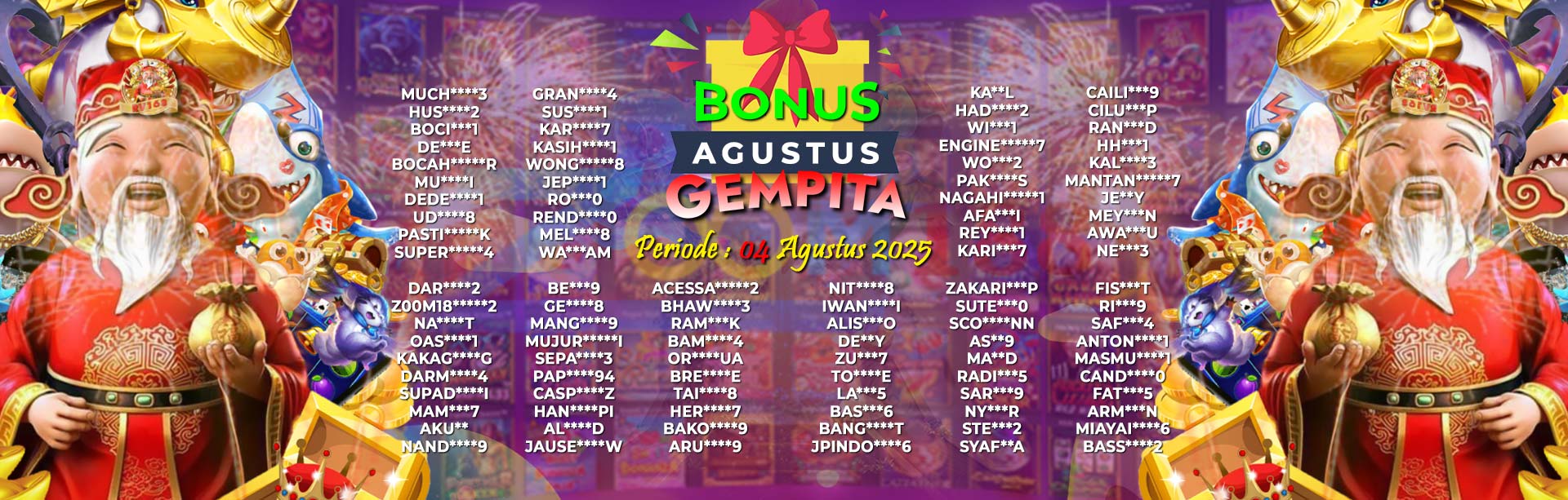 WINNER AGUSTUS GEMPITA ZOOM188
