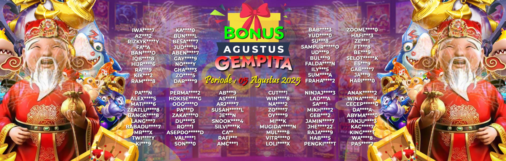 WINNER AGUSTUS GEMPITA ZOOM188