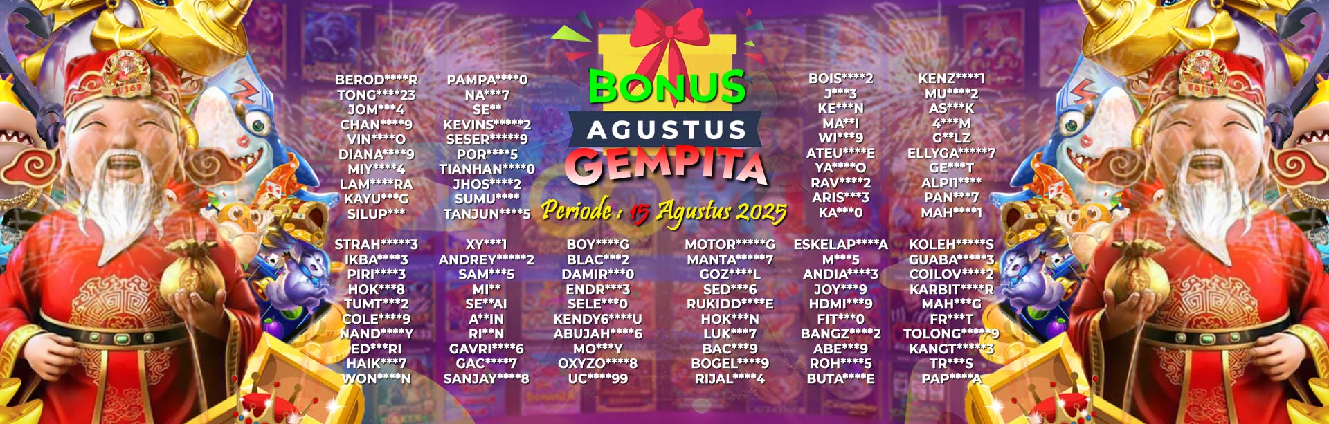 WINNER AGUSTUS GEMPITA ZOOM188