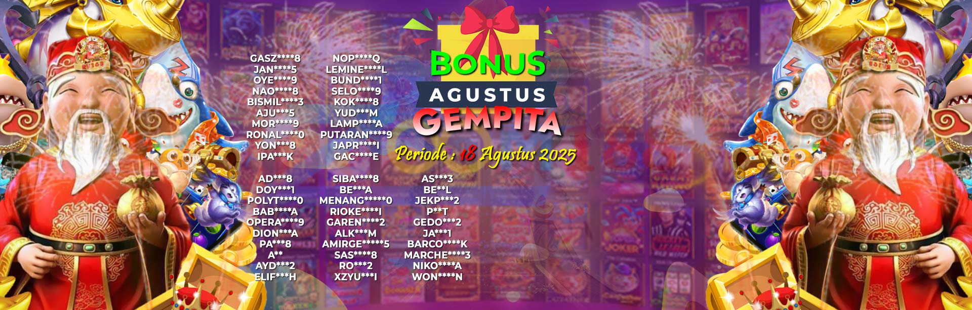 WINNER AGUSTUS GEMPITA ZOOM188