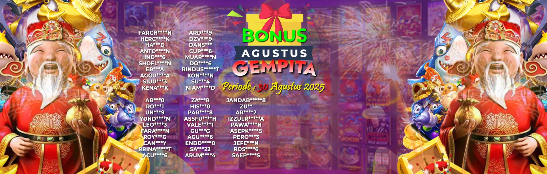 WINNER AGUSTUS GEMPITA ZOOM188