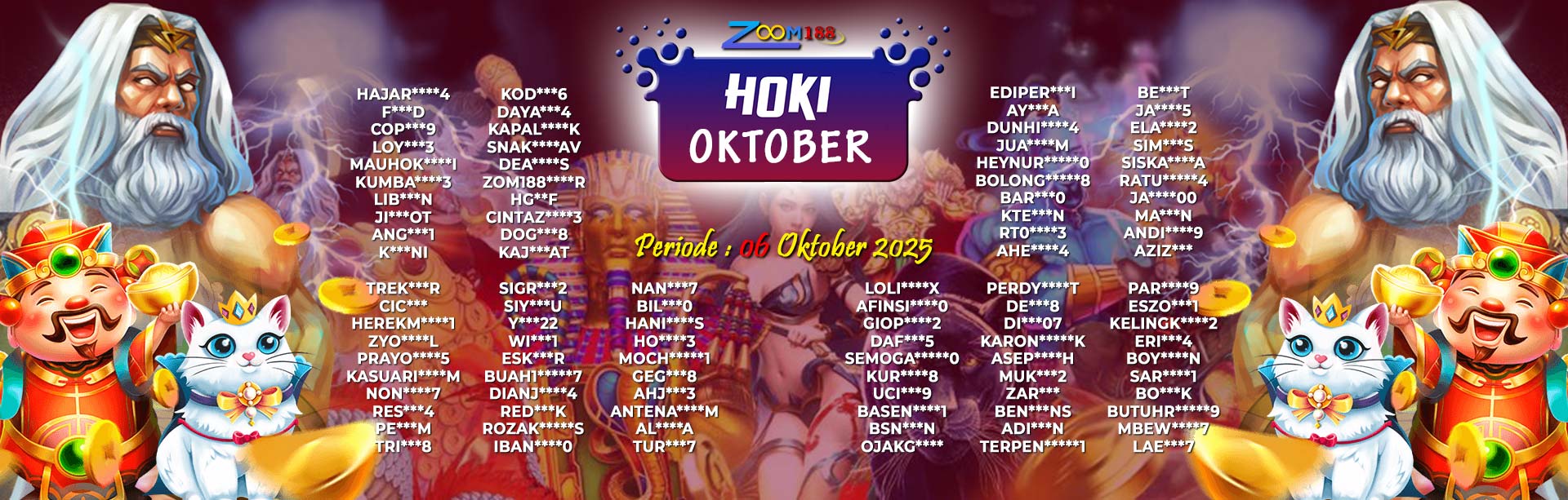 WINNER HOKI OKTOBER ZOOM188