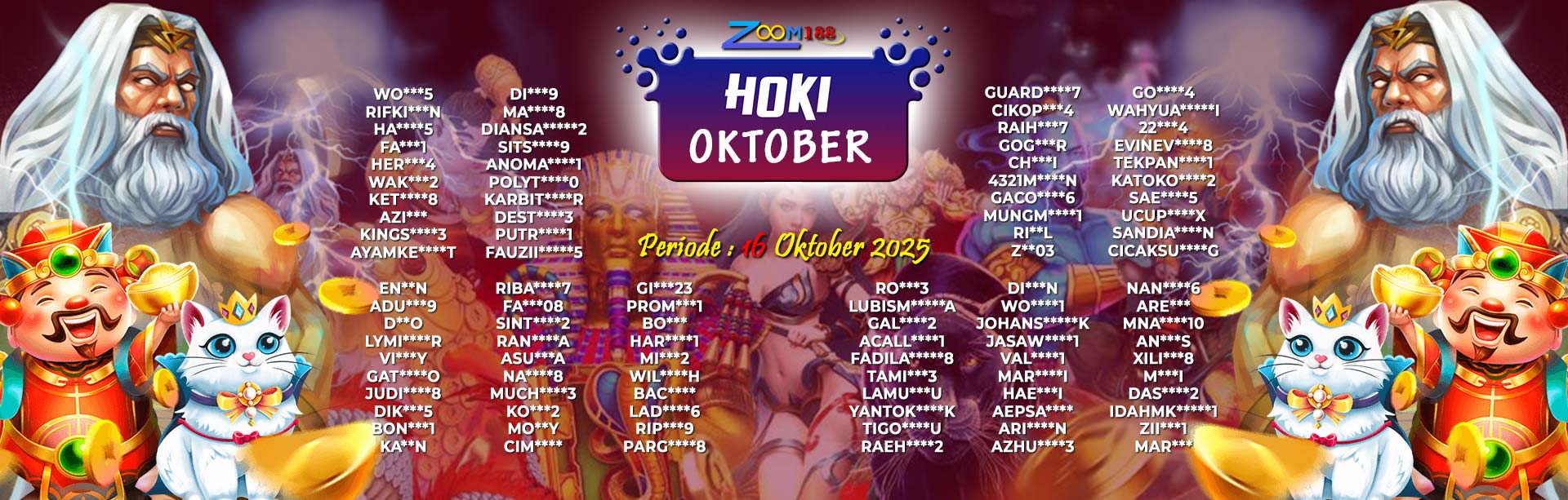 WINNER HOKI OKTOBER ZOOM188