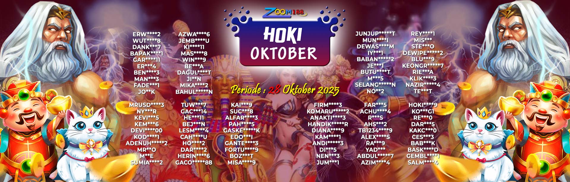 WINNER HOKI OKTOBER ZOOM188
