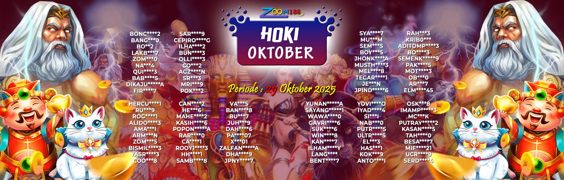 WINNER HOKI OKTOBER ZOOM188