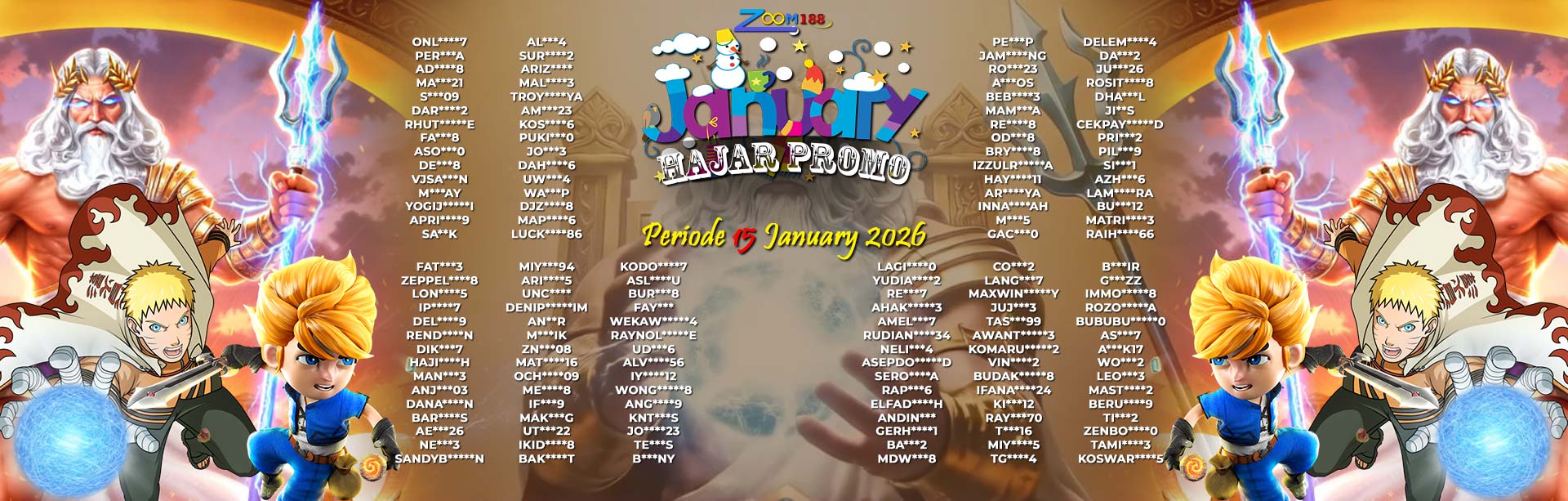 WINNER JANUARI HAJAR PROMO ZOOM188