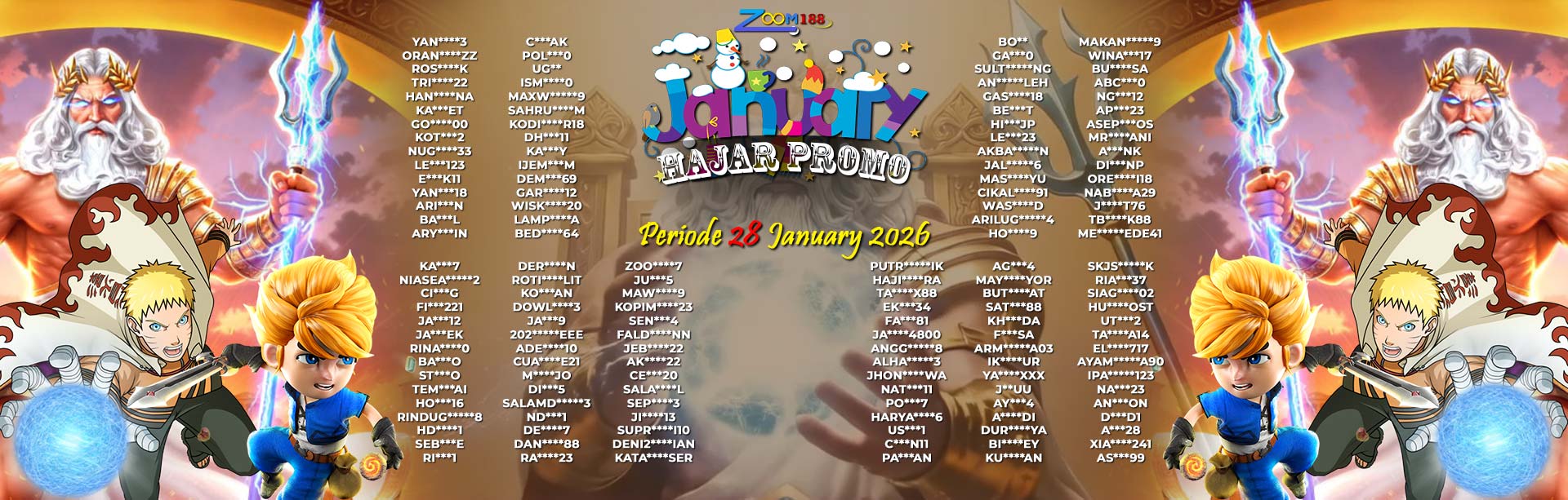 WINNER JANUARI HAJAR PROMO ZOOM188