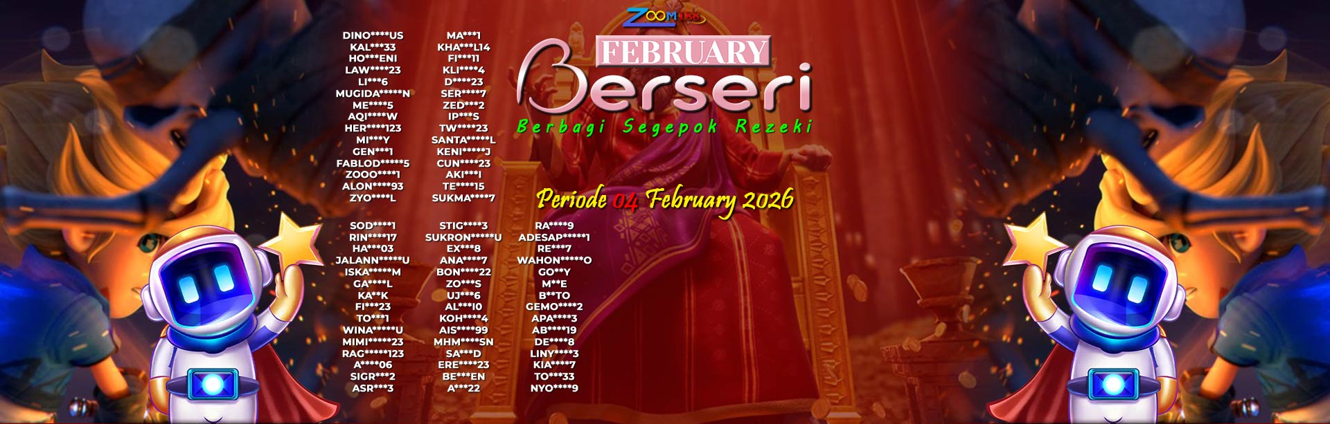 WINNER FEBRUARY BERSERI ZOOM188
