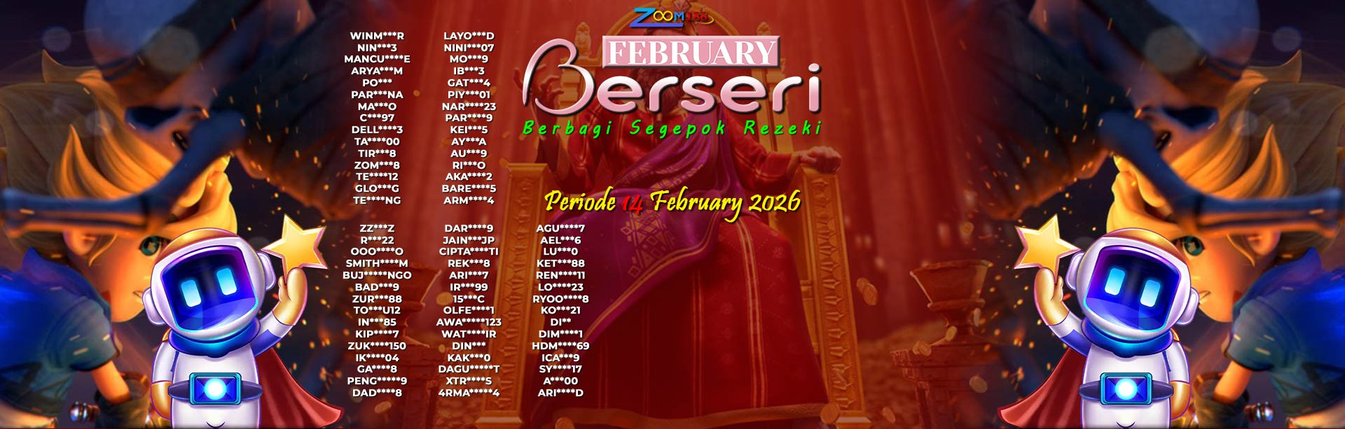 WINNER FEBRUARY BERSERI ZOOM188