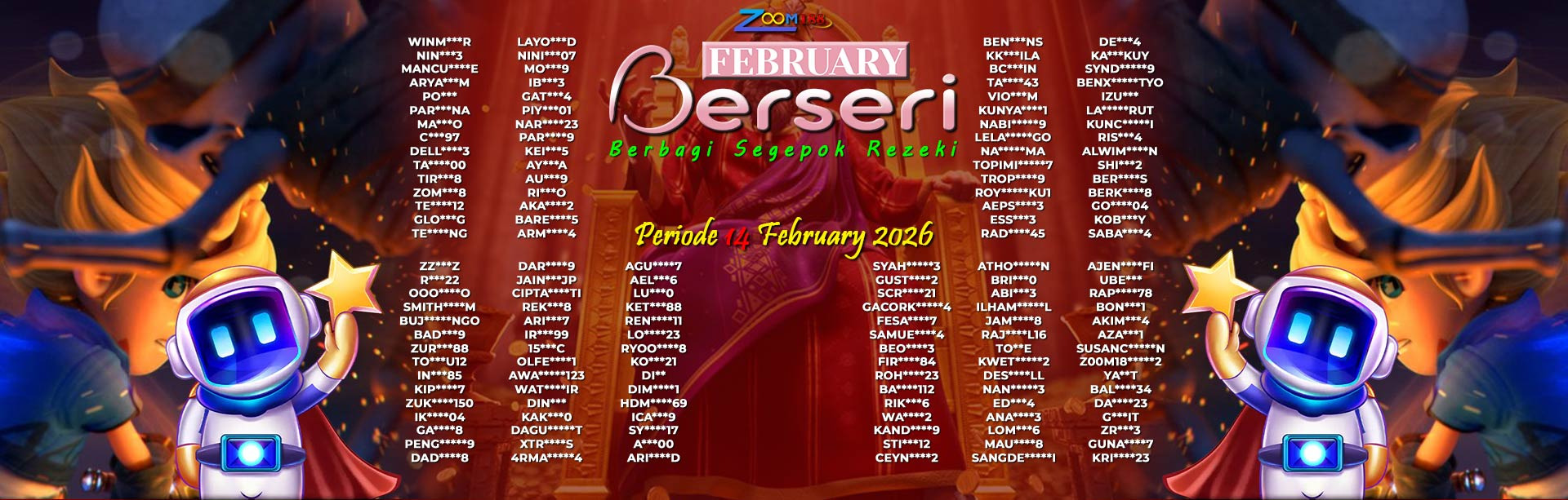 WINNER FEBRUARY BERSERI ZOOM188