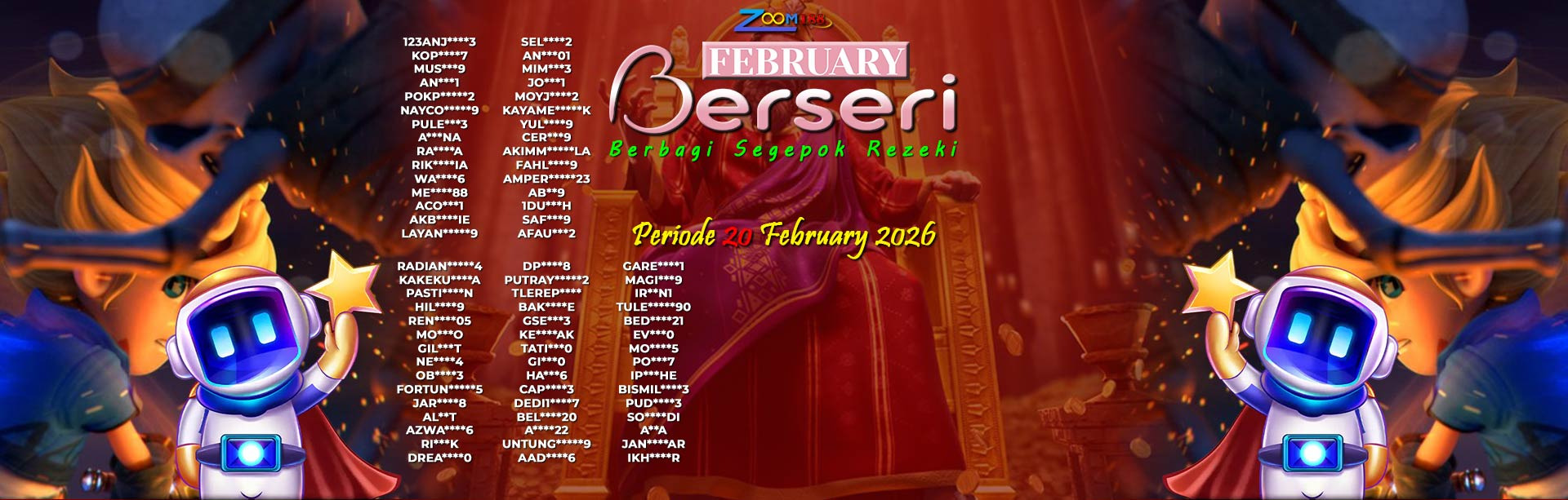 WINNER FEBRUARY BERSERI ZOOM188