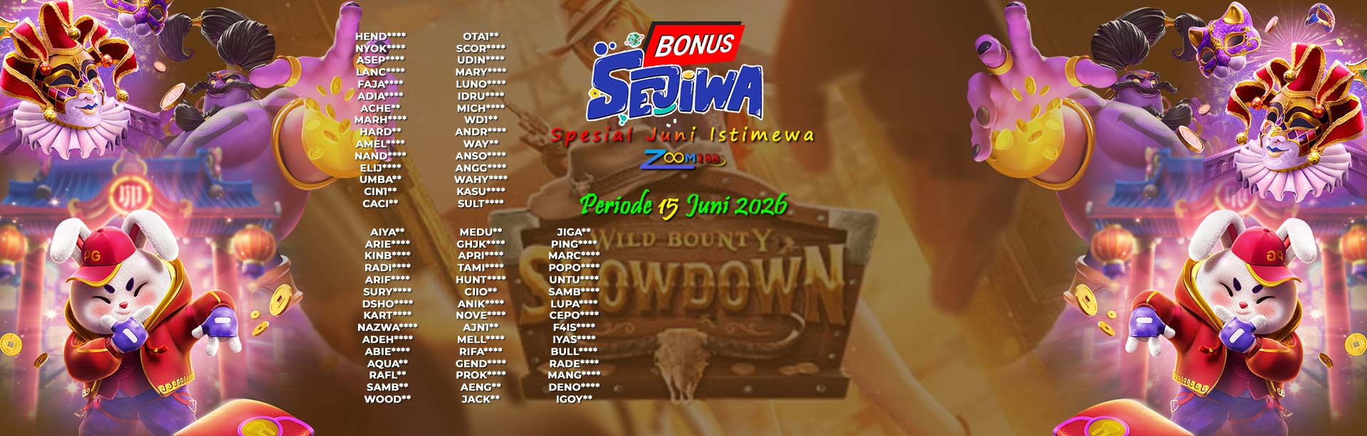WINNER SEJIWA ZOOM188