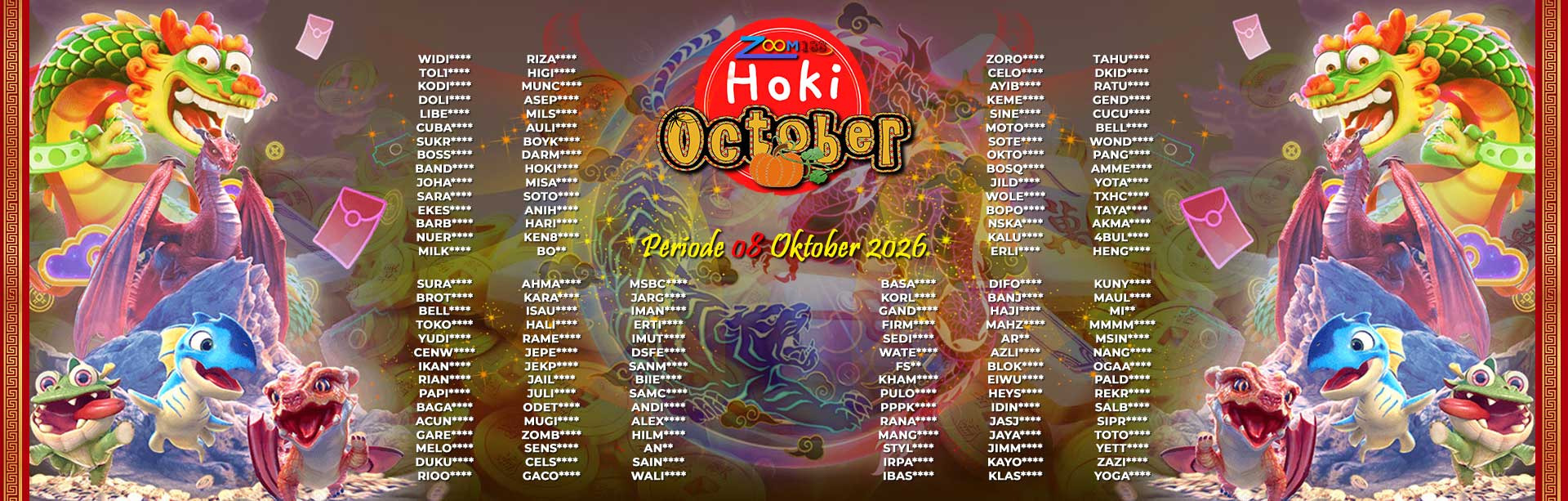 WINNER HOKI OCTOBER ZOOM188