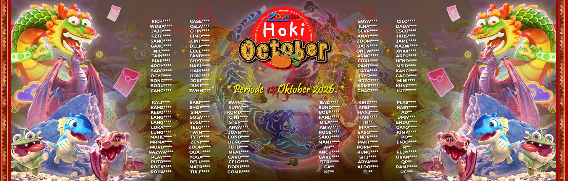 WINNER HOKI OCTOBER ZOOM188