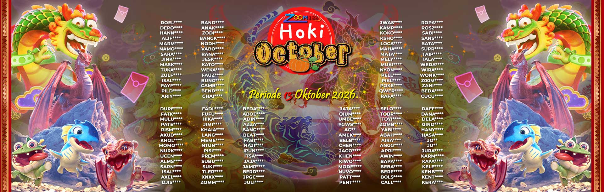 WINNER HOKI OCTOBER ZOOM188