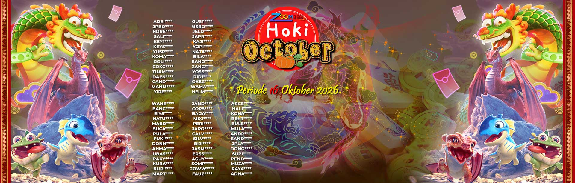 WINNER HOKI OCTOBER ZOOM188