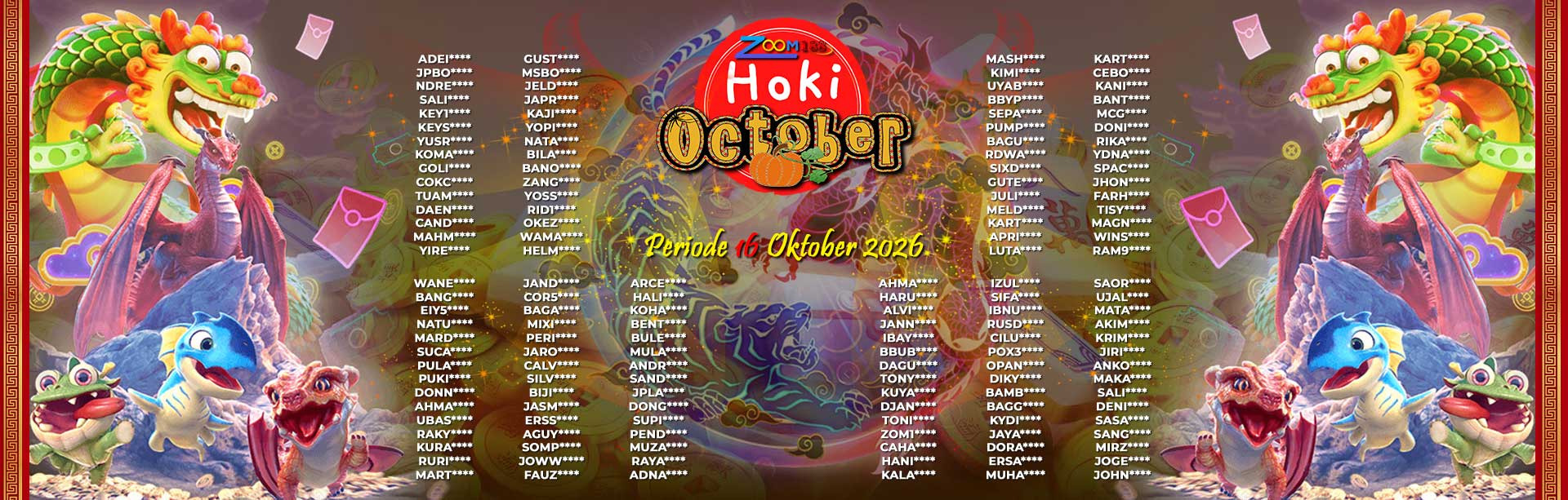 WINNER HOKI OCTOBER ZOOM188