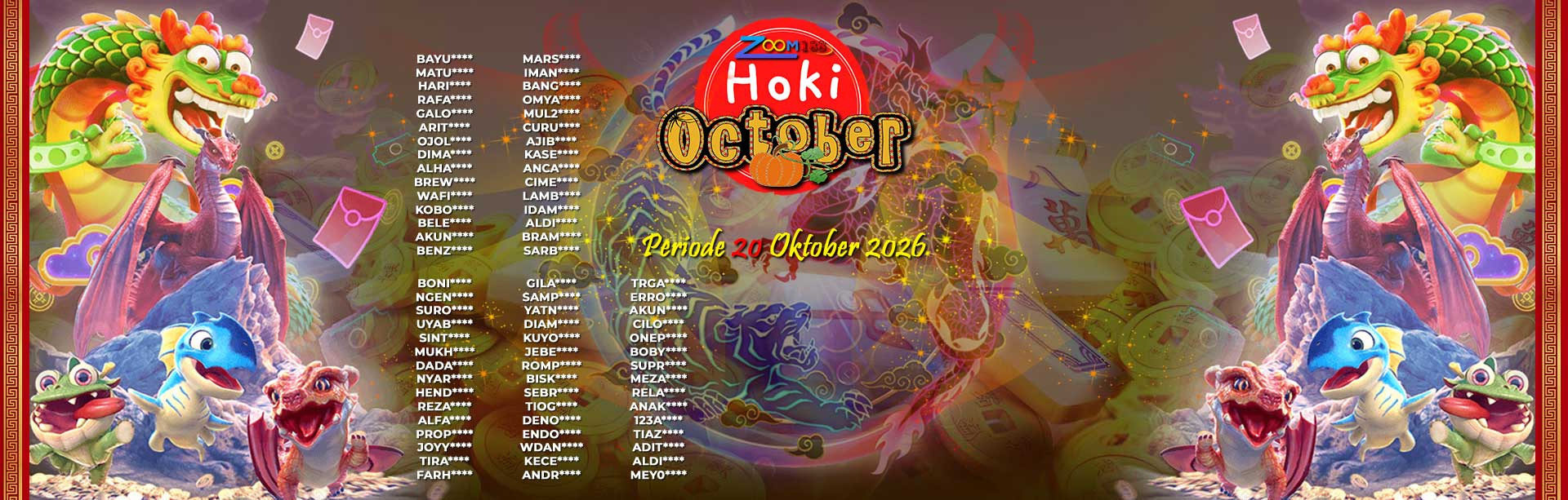WINNER HOKI OCTOBER ZOOM188