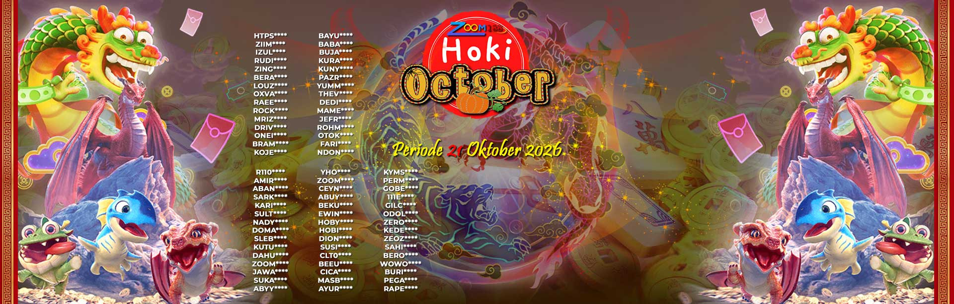 WINNER HOKI OCTOBER ZOOM188