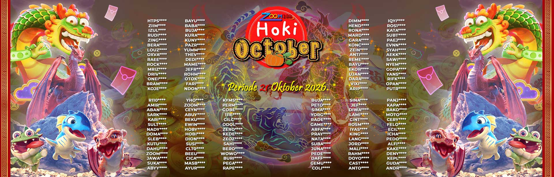 WINNER HOKI OCTOBER ZOOM188