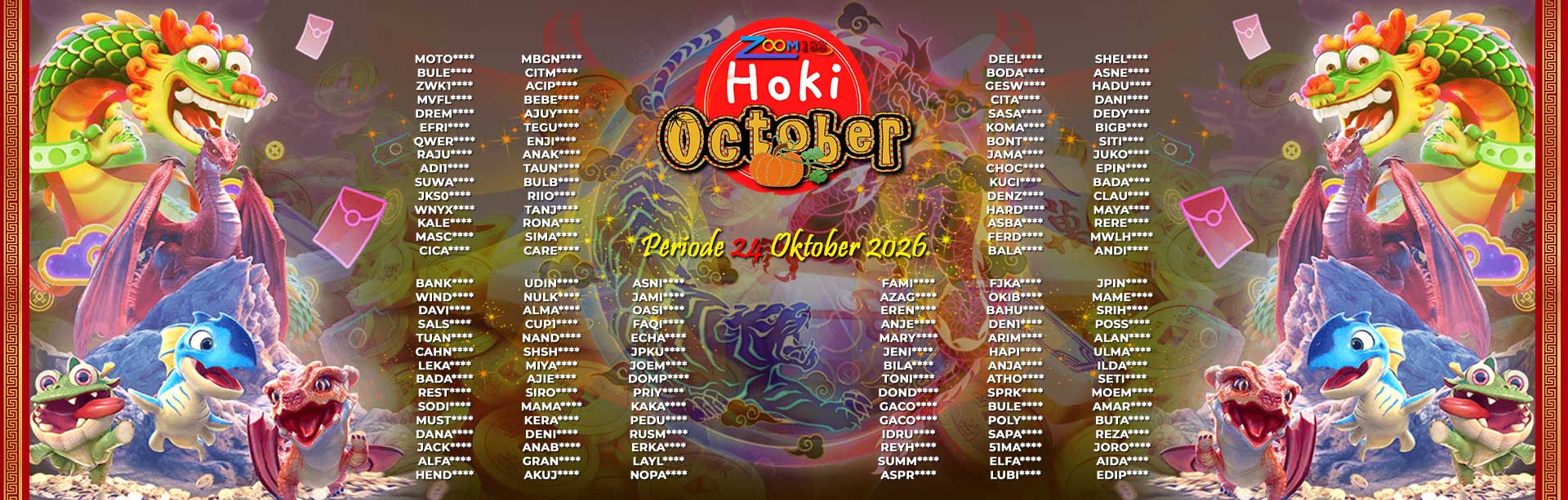 WINNER HOKI OCTOBER ZOOM188