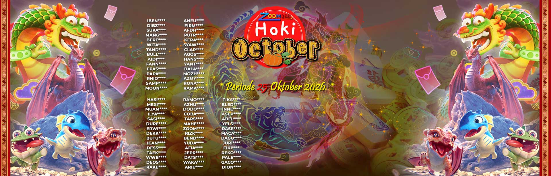 WINNER HOKI OCTOBER ZOOM188
