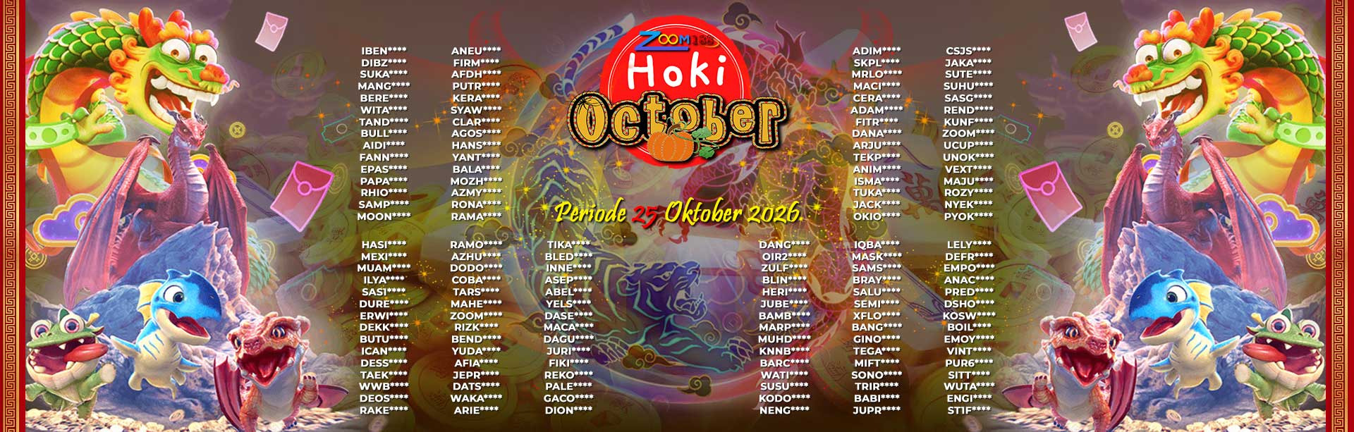 WINNER HOKI OCTOBER ZOOM188