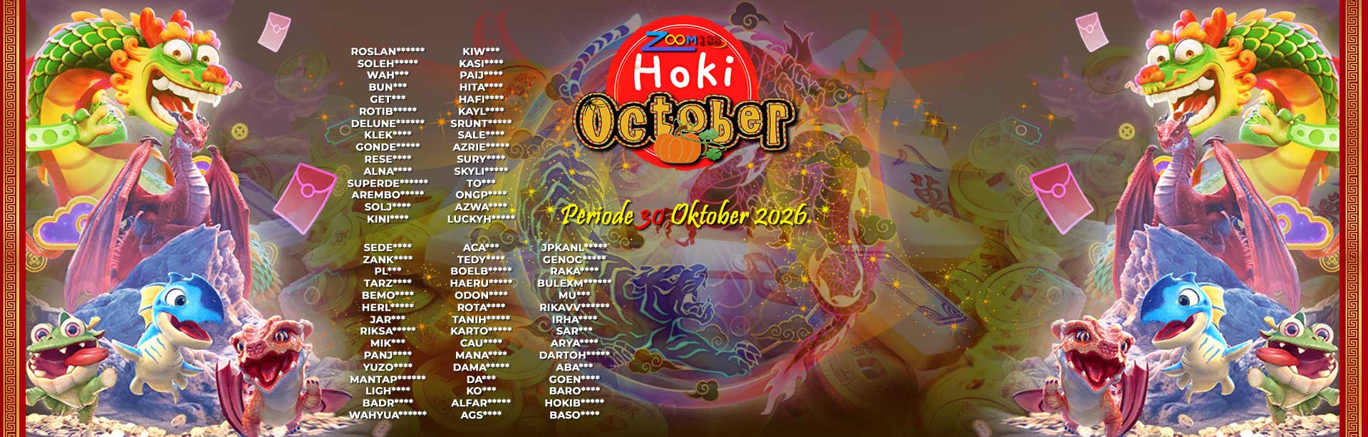 WINNER HOKI OCTOBER ZOOM188